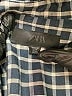 Zara Checkered-gingham Blue Long Sleeve Button-Down Shirt Size M - photo 7