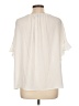 CeCe Ivory Short Sleeve Blouse Size L - photo 2