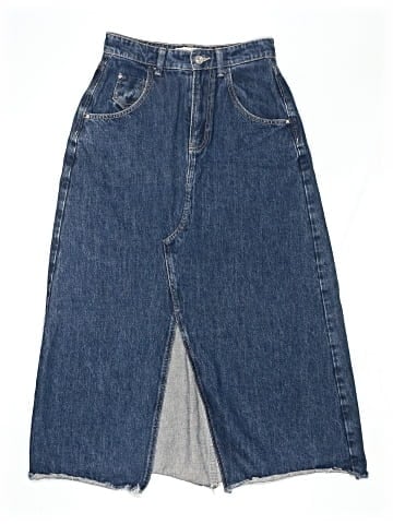 Zara Denim Skirt (view 1)