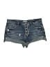 Free People Blue Denim Shorts Size 30 waist - photo 1