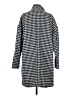 Old Navy 100% Polyester Houndstooth Black Coat Size S - photo 2