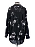 ALLSAINTS Black Long Sleeve Blouse Size 2 - photo 2