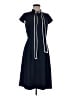 J.Crew 100% Polyester Blue Casual Dress Size 4 (tall) - photo 1
