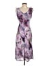 Jonathan Martin 100% Polyester Paisley Purple Cocktail Dress Size S - photo 2