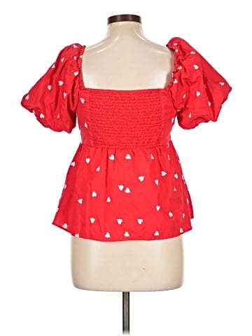 Francesca's Short Sleeve Blouse (view 2)