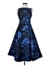 Aidan Mattox Print Blue Cocktail Dress Size 0 - photo 1