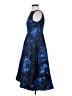Aidan Mattox Print Blue Cocktail Dress Size 0 - photo 5