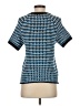 Joe Fresh Houndstooth Blue Pullover Sweater Size S - photo 2
