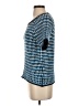 Joe Fresh Houndstooth Blue Pullover Sweater Size S - photo 5