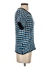 Joe Fresh Houndstooth Blue Pullover Sweater Size S - photo 4