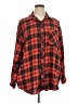 Wild Fable Plaid Red Long Sleeve Button-Down Shirt Size XL - photo 1