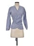 J.Crew Blue Long Sleeve Blouse Size XS - photo 1