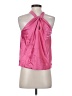 Aqua 100% Polyester Pink Sleeveless Blouse Size XS - photo 2