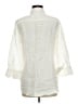 Theory Ivory 3/4 Sleeve Button-Down Shirt Size M - photo 2