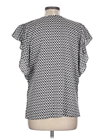 White House Black Market Short Sleeve Blouse (view 2)