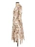 Topshop 100% Polyester Tan Casual Dress Size 2 - photo 5