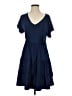 Umgee Solid Blue Casual Dress Size S - photo 1