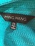 MING WANG 100% Acrylic Teal Blazer Size 2X - photo 6