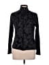 lucy 100% Wool Black Wool Cardigan Size L - photo 1