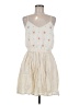 Miss Me 100% Polyester Stars Ivory Casual Dress Size M - photo 1