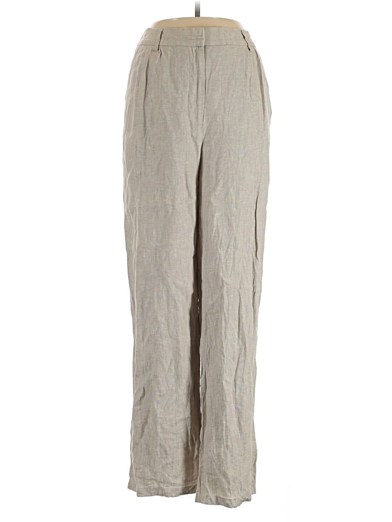 Pre-owned Quince Linen Pants In Tan