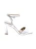 Badgley Mischka White Sandals Size 6 - photo 1