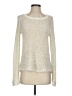 Ethyl Metallic Ivory Pullover Sweater Size S - photo 1