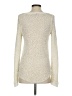 Ethyl Metallic Ivory Pullover Sweater Size S - photo 2