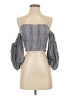 Zara Blue 3/4 Sleeve Blouse Size XS - photo 1