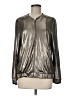 Bishop + Young 100% Polyester Metallic Silver Jacket Size M - photo 1