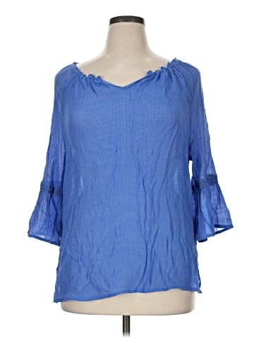 New Directions 3/4 Sleeve Blouse (view 1)