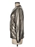Bishop + Young 100% Polyester Metallic Silver Jacket Size M - photo 5