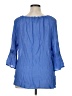 New Directions Blue 3/4 Sleeve Blouse Size XL - photo 2