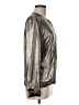 Bishop + Young 100% Polyester Metallic Silver Jacket Size M - photo 4