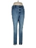 Express Solid Blue Jeans Size Lg R - photo 1