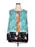 Rose + Olive 100% Polyester Teal Sleeveless Blouse Size 2X - photo 1
