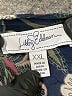 Libby Edelman 100% Polyester Floral Black Long Sleeve Blouse Size XXL - photo 7