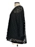 Travel Elements 100% Polyester Black 3/4 Sleeve Top Size L - photo 5