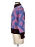 Kate Spade New York Argyle Purple Pullover Sweater Size XS - photo 5