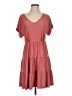 Umgee Solid Pink Casual Dress Size S - photo 1