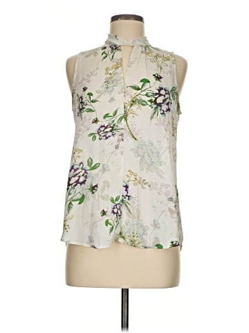 Rose + Olive Sleeveless Blouse (view 1)