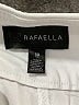 Rafaella Solid Ivory Athletic Shorts Size 10 - photo 3