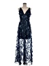 Xscape 100% Polyester Blue Cocktail Dress Size 8 - photo 1