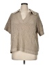 DR2 100% Polyester Tan Sweater Vest Size 1X - photo 1