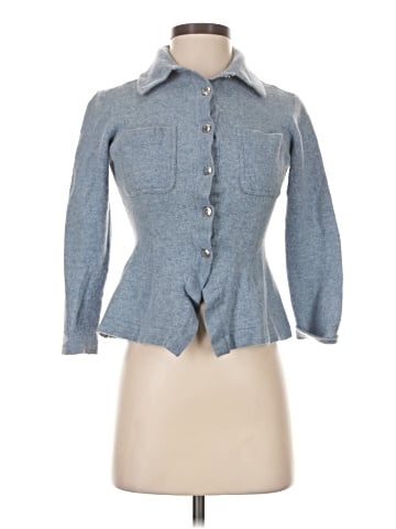 Escada by Margaretha Ley 3/4 Sleeve Button-Down Shirt (view 1)