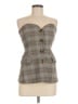 Zara 100% Cotton Brown Sleeveless Top Size M - photo 1