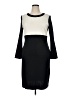 St. John Color Block Black Casual Dress Size 14 - photo 1