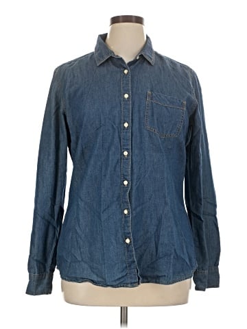 Eddie Bauer Long Sleeve Button-Down Shirt (view 1)