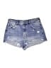 Zara Blue Denim Shorts Size 12 - photo 1