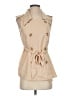 Love Culture 100% Polyester Tan Sleeveless Blouse Size S - photo 1